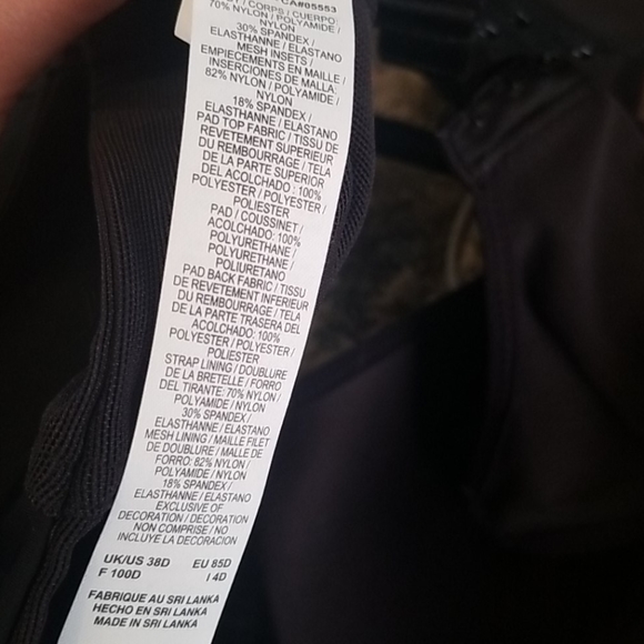 Nike Dark Gray Sports Bra - Picture 3 of 4